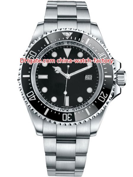 

12 Стиль Высокое качество Вечный 44 мм Sea-Dweller 116660 D-Blue 40 мм 116600 43 мм 126600 Керамическая рамка Азия 2813 Мужские часы