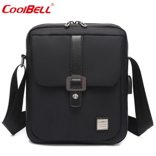 

coolbell bag 10inch usb tablet bag multifunction men's casual outdoor shoulder portable waterproof diagonal cross