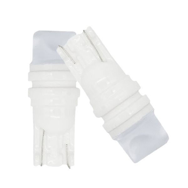 

2pcs car led ceramic bulbs t10 2835 3smd automobile clearance lights reading lights 12v 6500k led lamp license plate