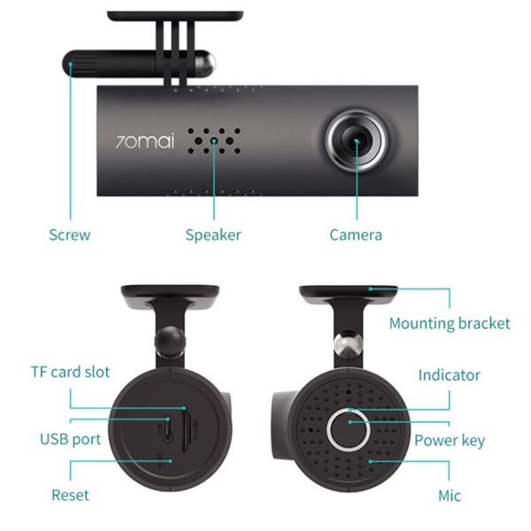 

car dvr camera wifi 1080p hd night vision camera voice control car camera automatic recording g sensor eea77