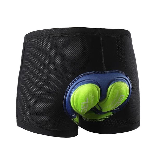 

cycling shorts arsuxeo 2021 with soft pad bicycle comfortable underwear silica gel padded bike short, Black