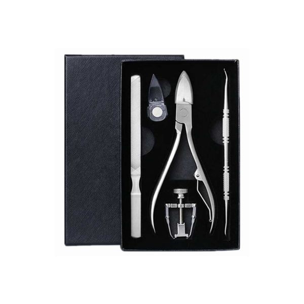 

5pcs cuticle nipper cutter nail file art clipper manicure stainless steel cutter