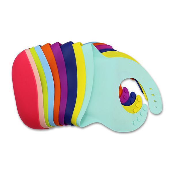 

infant child silicone bib waterproof stereo bib baby disposable bibs