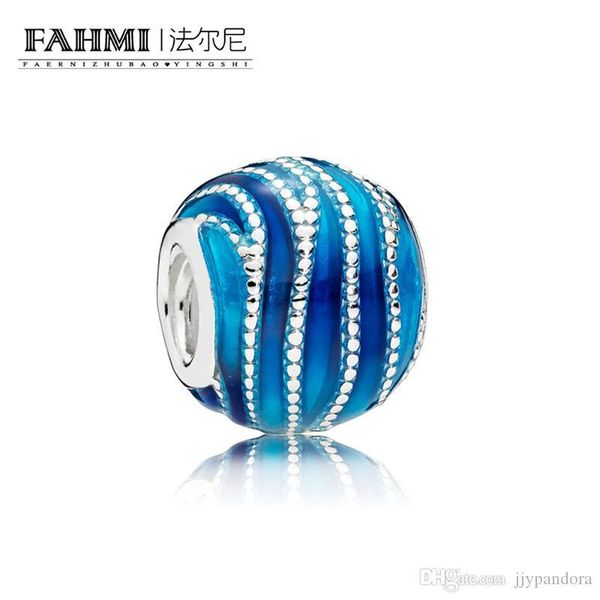 

fahmi 100% 925 sterling silver 1:1 original 797012enmx authentic temperament fashion glamour retro bead wedding women jewelry, Black