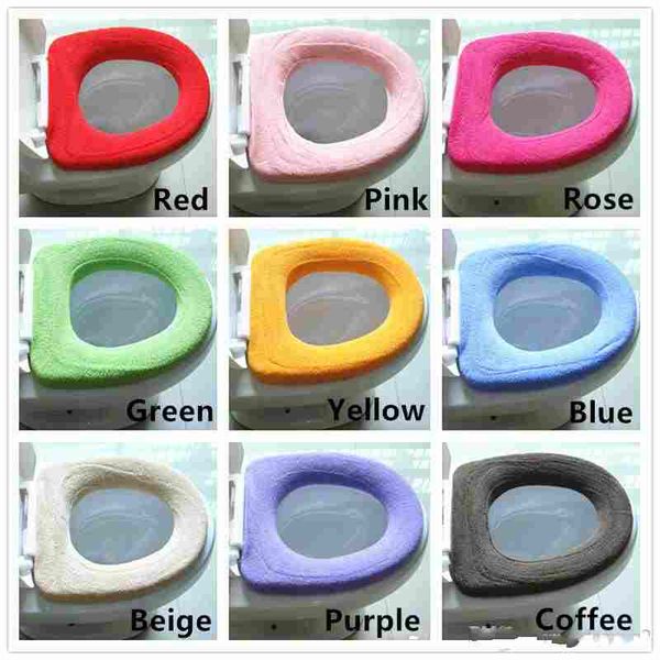 

warmer soft toilet seat cover for bathroom products pedestal pan cushion pads lycra use in o-shaped flush comfortable toilet random