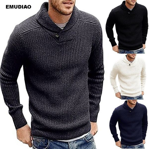 

turtleneck sweater men pullover coat 2019 new men winter fashion solid sweaters casual warm knitting jumper sweater male coats, White;black