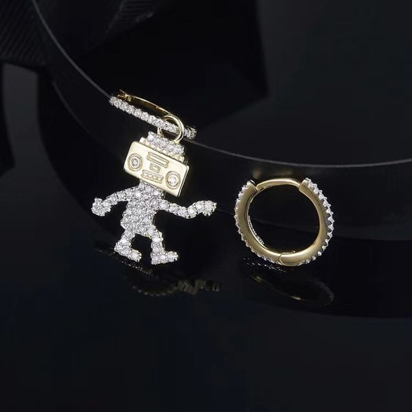 

a-gift jewelry 925 charm earrings for women earring fashion jewelry gift girls, Golden;silver
