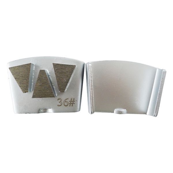 

kd-h50 high grinding performance htc diamond grinding shoes diamond grinding block with three segments for concrete floor renovation 12pcs