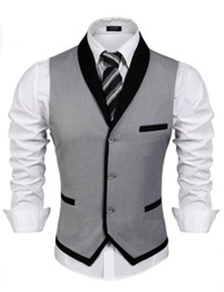 

slim fit мужчин костюм жилет платье без рукавов жилеты мужской жилет gilet свадебный blazer бизнес формальные случаев jacket, Black;brown