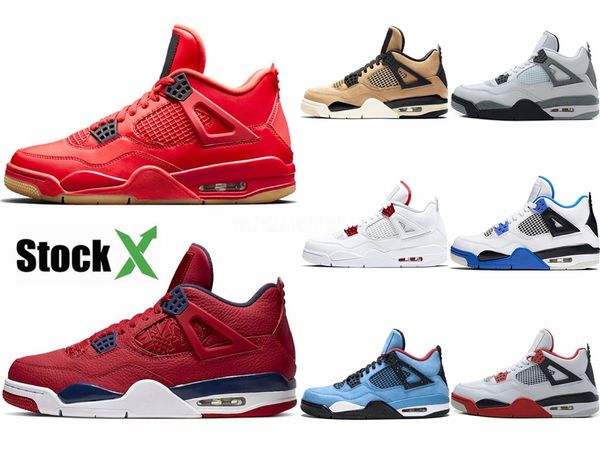 

продажа 2020 бред обувь black cat 4s баскетбол jumpman 4 мужчин mens белый цемент encore крылья красный огонь свободных кроссовки iv чистые
