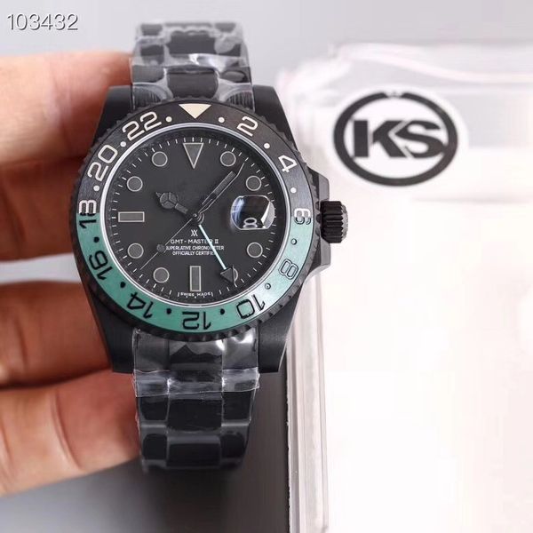 

ks оболочка тело гальваническое 2836 автоматических механических движения водонепроницаемого дизайнера часы роскошных мужских часы часы-де-l, Slivery;brown