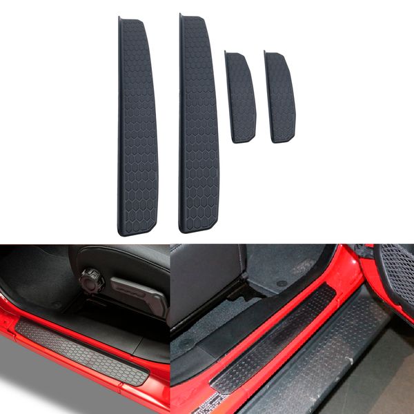 

4 door plastic sill scuff plate guards for wrangler 2018 jl 4-door automobile parts accessories