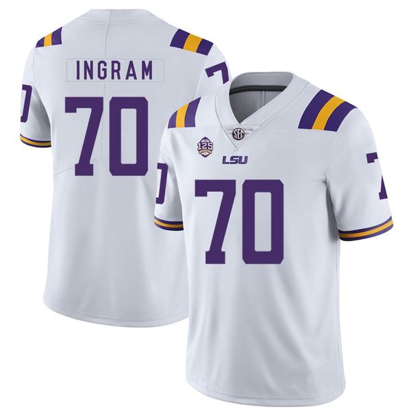 

edward ingram stitched mens lsu tigers travin dural jacob phillps ethan pocic white purple ncaa college jersey, Black