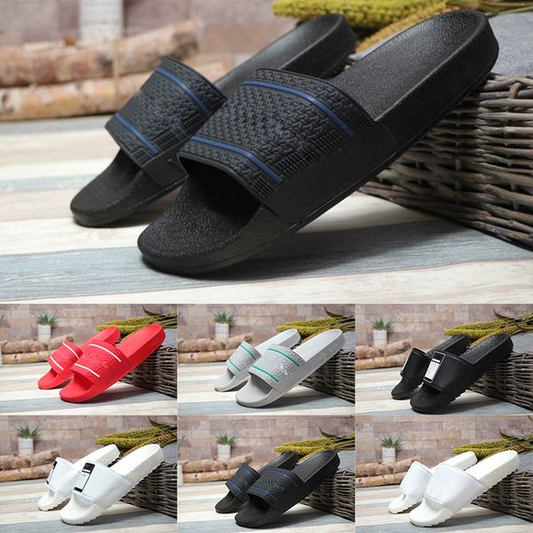 

2019 men's women's summer hn adilette slide sandal shoes fashion girls peep toe slippers quick-dry luxury wide flat beach shoes si