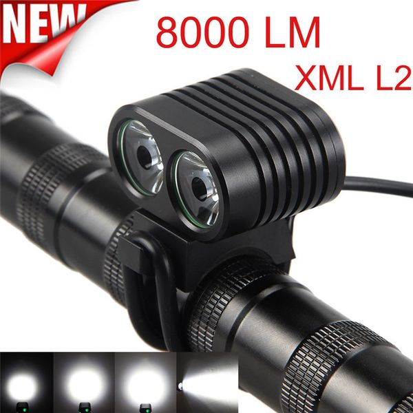 

8000 lumen led cycling front bicycle bike light headlight headlamp bicycle lamp bike-room lantern on a #2a26