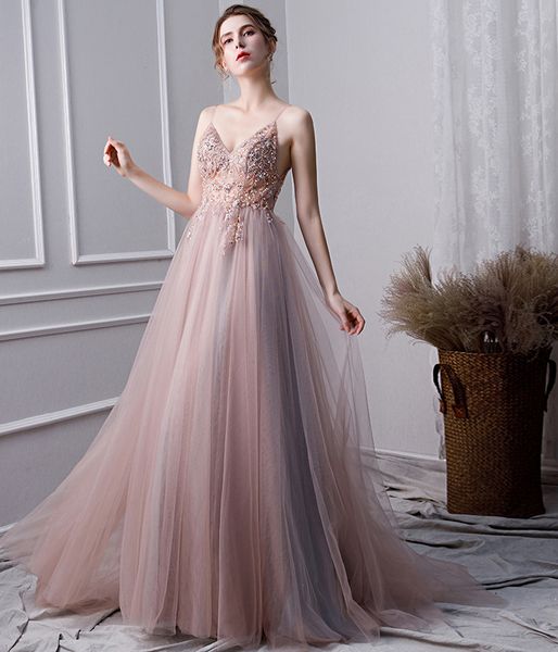 

fashion evening dresses v neck beads backless split long a line women dress famous designer party formal dress, White;black