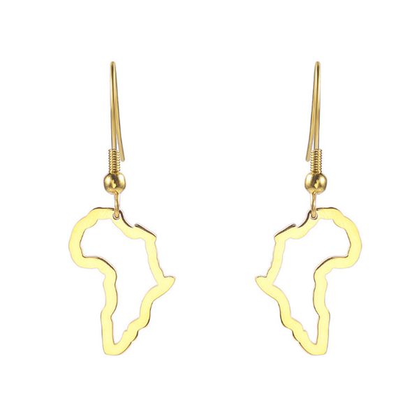 

earring earth gold-color 316l stainless steel women earring party gift bge152, Golden;silver