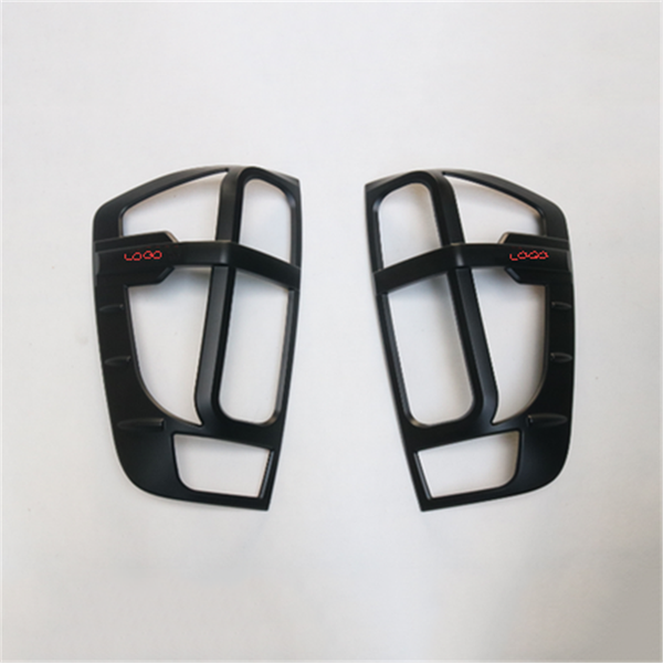 

2014-2019 abs tail light trim for navara 2019 pick up accessories black rear lamp cover for frontier 2016