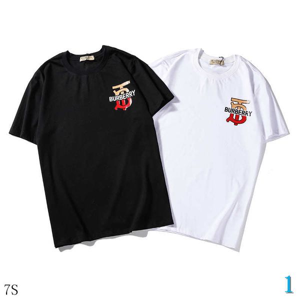 

fashion mens designer t shirts summer brand t shirt mens clothing brand short sleeve tshirt men tees cotton blend fashion t-shirt, White;black