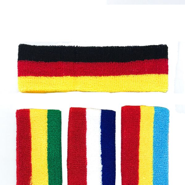 

фитнес бег велоспорт пот оголовье мужчины женщины sweatband эластичная дышащая йога ленты для волос головы пот bands спорт безопасности