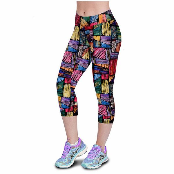 

fitness leggings women fitness summer casual pants marque fille fitness printed stretch leggings femmes pantalons casual 3546, Black
