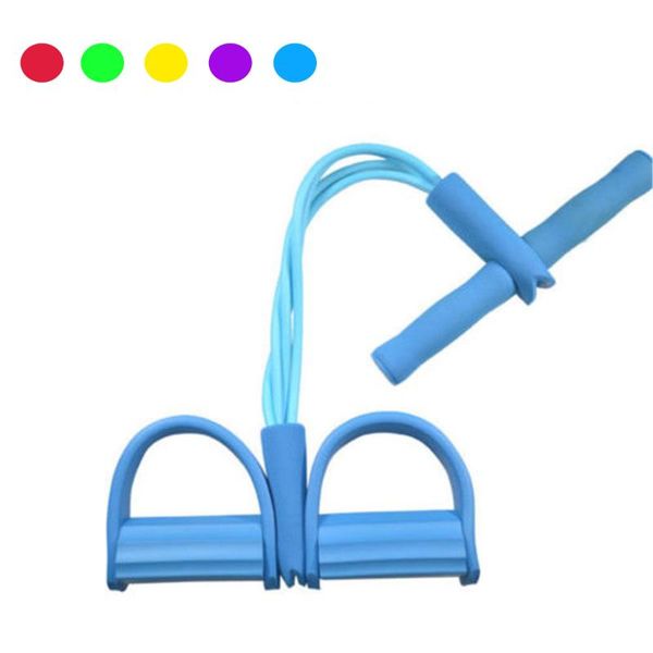 

sit-ups pedal chest expander four tube on chest expander fitness multi-functional pulling rope