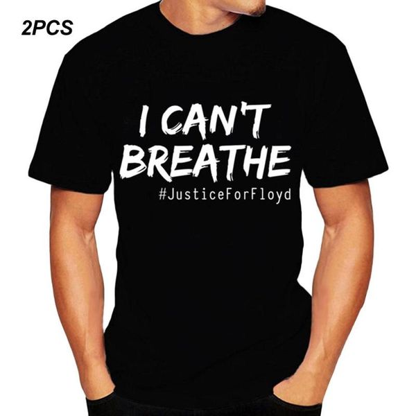 

хлопок summer crew neck коротким рукавом я не могу дышать черный белый хлопок мужские футболки спортивная