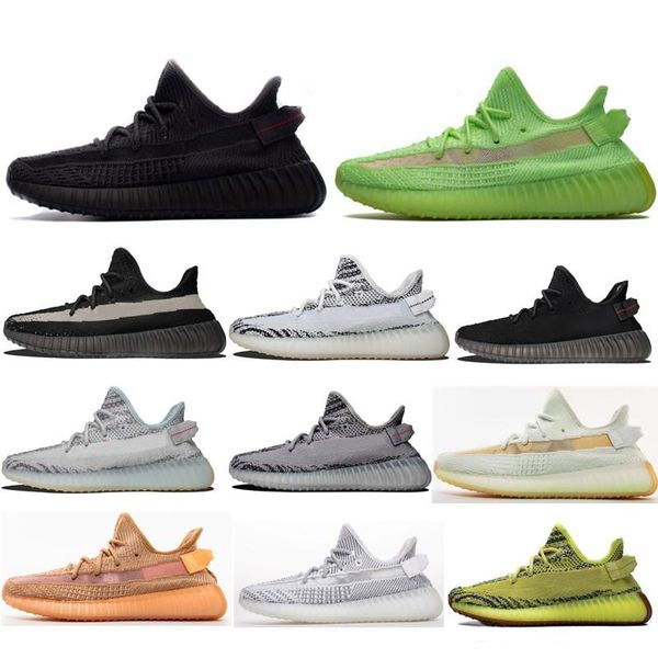 

2019 v2 3m static zebra blue tint beluga bred butter cream sesame semi frozen yellow real basf mens running shoes women sneaker