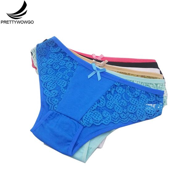 

women's panties 6 pcs/lot arrival 2021 ladies underwear woman lace for women cotton briefs 9308, Black;pink