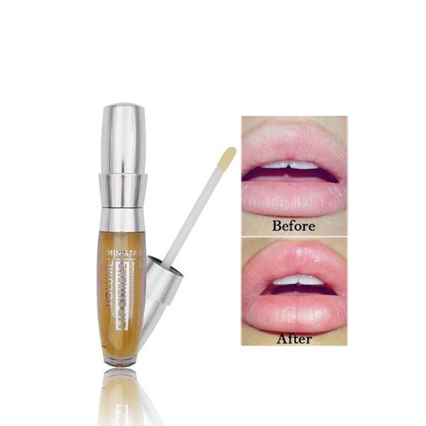 

ministar lip extreme clear gloss 3d volume plumping moisturizing lipgloss transparent profesisonal lips makeup with ginger oil