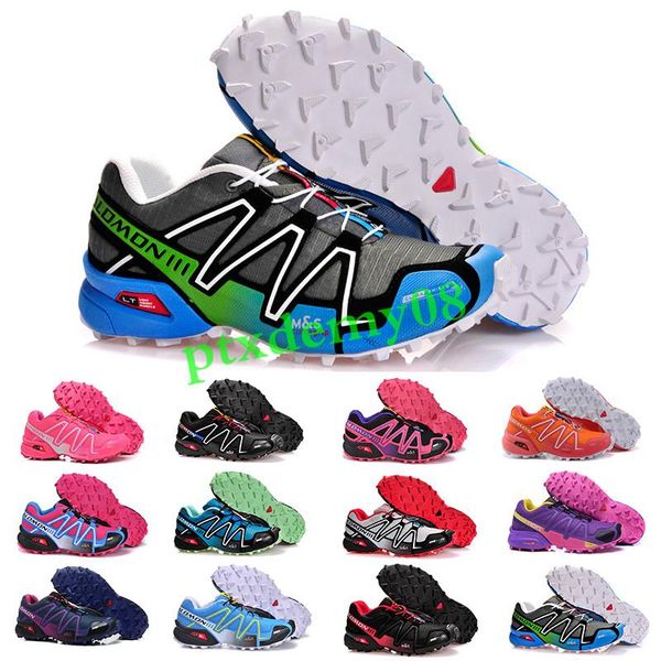 

2018 новый speedcross 3 speed shoes womens walking ourdoor speed cross shoes спортивная походная обувь для бега размер us5-11.5 sl03, Black;brown