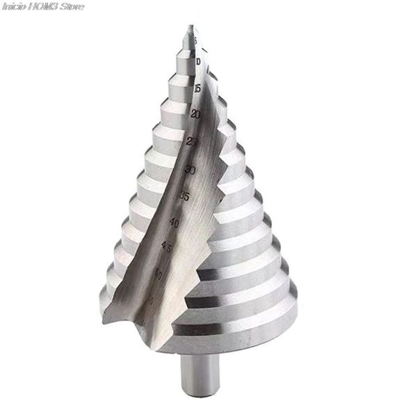 

6-60mm hss step cone drill bit hole cutter set 12 steps metric step drill wood plastic metal drilling shank dia 13mm