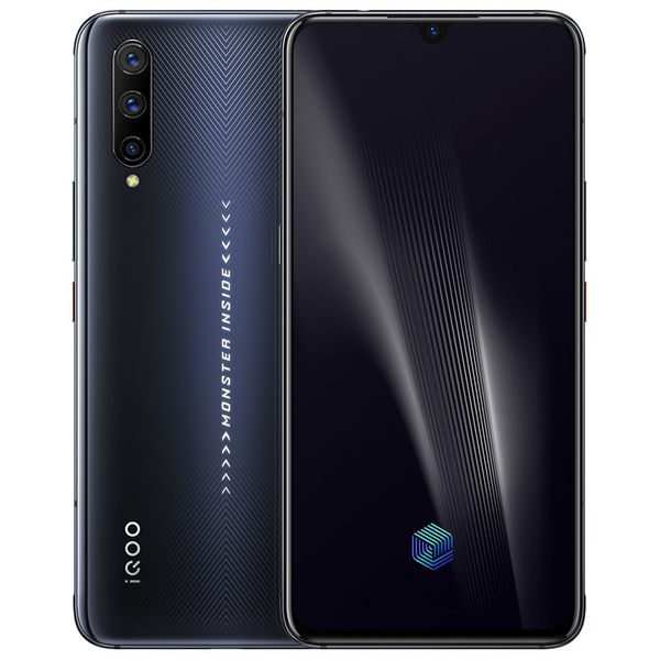 

original vivo iqoo pro 4g lte cell phone 12gb ram 128gb rom snapdragon 855 plus octa core 6.41" 48mp fingerprint id face nfc mobile pho