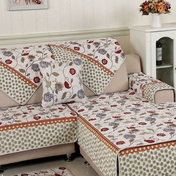 

2019 new floral sofa covers towels for living room decor home textiles slipcover couch case fundas capa sofa towel almofadas