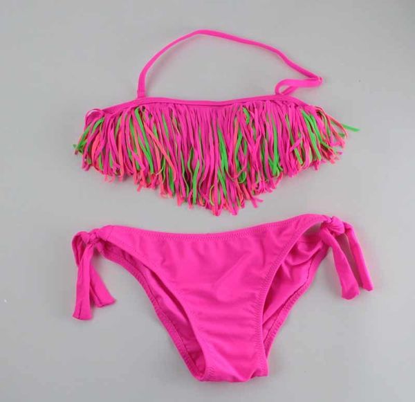 

купальники для женщин бикини для женщин сплошной кисточки biquini лета бинтов бикини set-12 детей 2019 детей купальника купального костюма 1, White;black