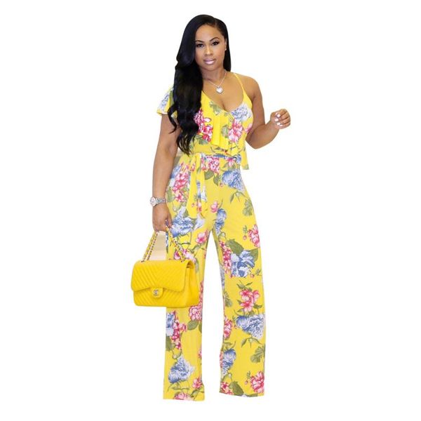 

print stitching slae european and american fashion straps jumpsuit, Black;white