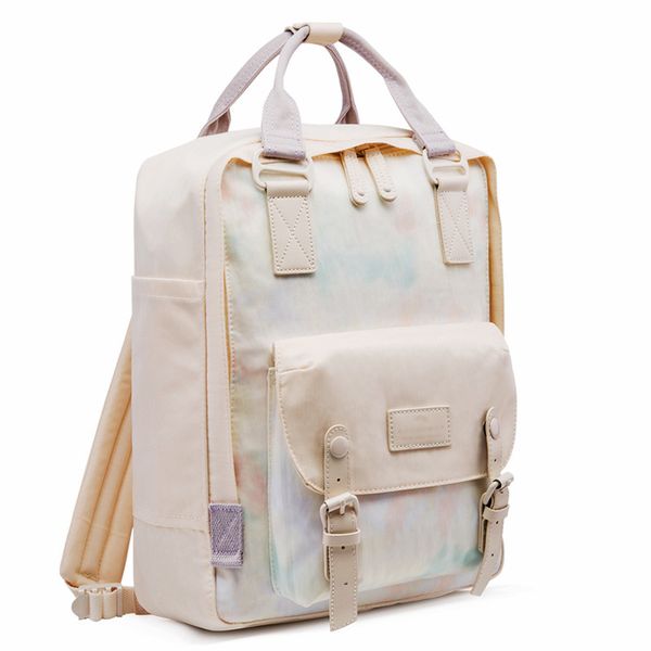 

new color canvas bagpack waterproof large capacity backpacks female 14 inch lapbackpack women school bags for teenage girls