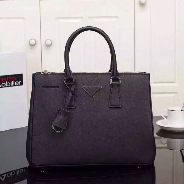 

Wholesale- Fashion Brand Designer Women Handbag Genuine Leather OL Shoulder Bags Top Handle saffiano Bag high quality Lady Messenger Bag