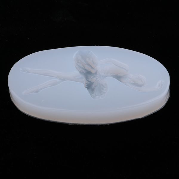

silicone mold for cake chocolate fondant mousse baking biscuit diy girl dancing ballet shape