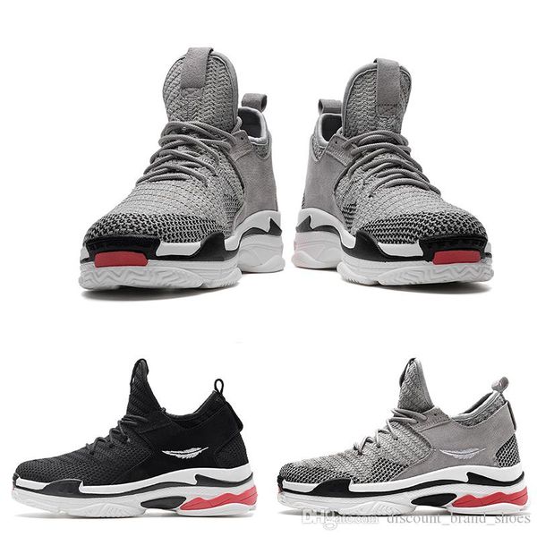 

drop shipping sneaker style5 soft white black red lace cushion young men boy running shoes designer trainers sports sneakers 39-44