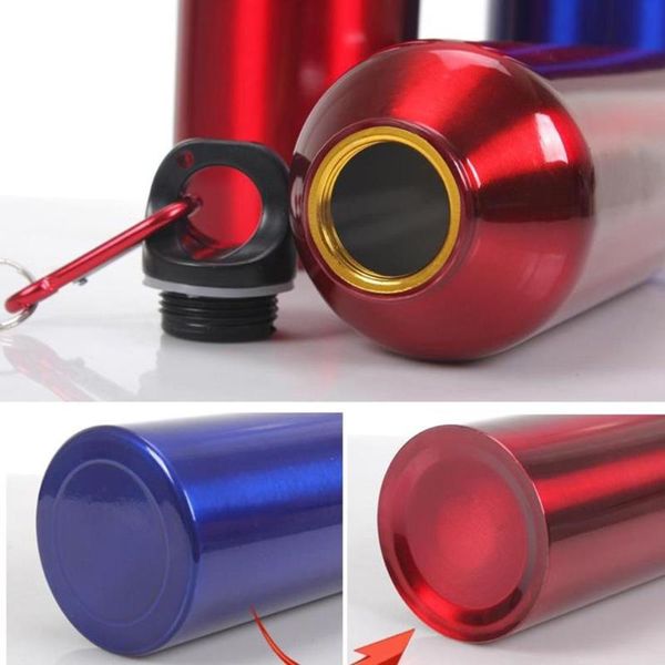 

aluminum portable outdoor bike sports water bottle drinking kettle with lid