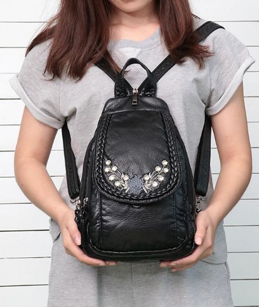 

2020pu рюкзак мода женская двухцелевой рюкзак небольшой женский кошелек кожа