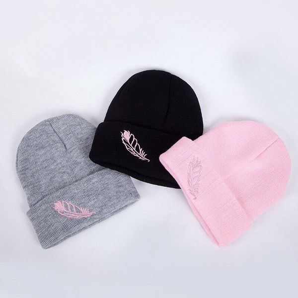 

cable knit bobble hat plain mens womens kids beanie warm winter pom wooly cap
