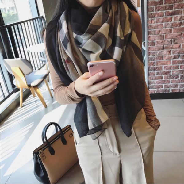 

частные индивидуальные женские летние звезды же мода плед шарфа цвет блокировка украшение шарфа длинного шарф bib вс доказательство платок, Blue;gray