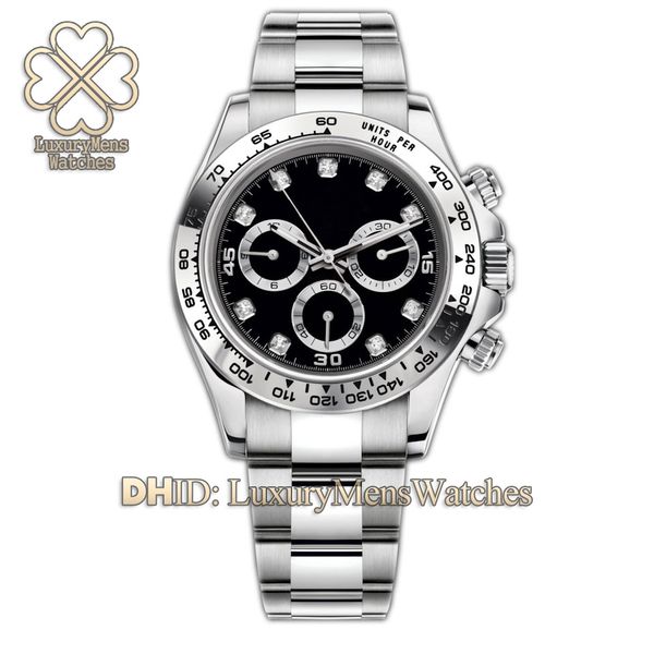 

19 styles relojes de lujo para hombre 40mm 116520 116500 116500ln automatic luxury mens wristwatches silver steel black literal mens watches, Slivery;brown