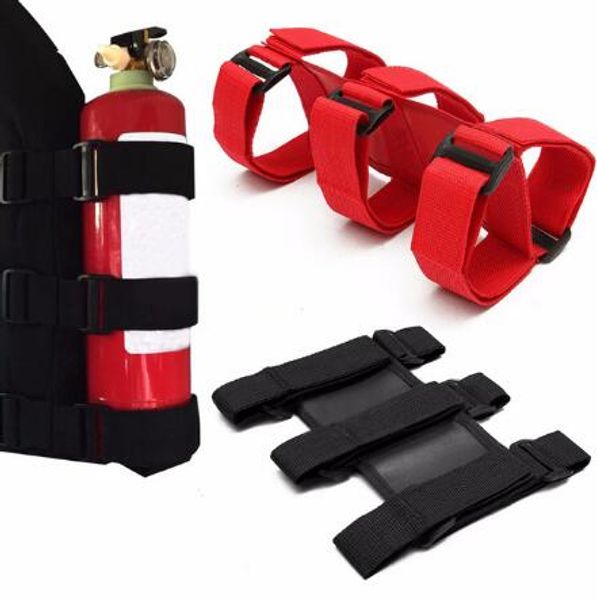 

car roll bar content bag rapid fire extinguisher auto fixed holder automobile interior safety nylon straps car styling