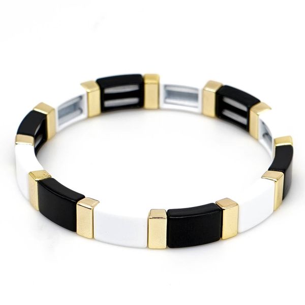 

shinus tile bracelet men bracelets for women handmade popular enameled friend jewelry latest fashion bangle customized bohemian, Golden;silver