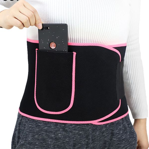 

gym women slimming corset outdoors sports belt perspiration abdomen belt fitness weightlifting protective gear fitness, Black;gray