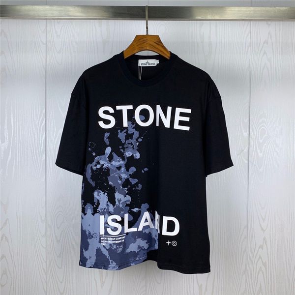 

2020 популярный логотип мужская одежда новая печатная футболка круглый вырез блузка художественная молодежная футболка w1, Black;brown