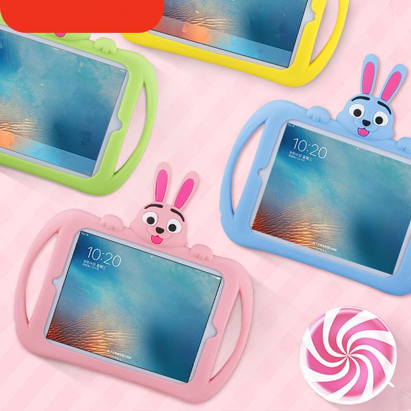 Capa de Silicone desenhos animados para Casos Tablet PC de protecção Silicone Case Mini12345 Protective 10,2 Silicone Case 9,7 10,5 polegadas